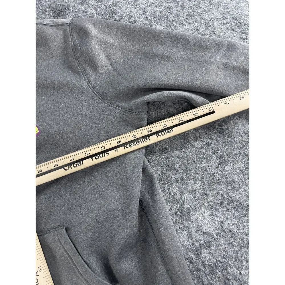 Under Armour Hoodie Boys XL Gray Big Logo Storm Pullover Sweater Sweatshirt N67